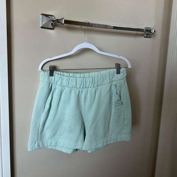A New Day Mint Sweatshorts - Picture 1 of 3